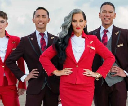 Geschlechtsneutrale Unifornen von Virgin Atlantic: Die Airline steht für Diversität.