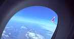 Blick aus Airbus A321 XLR von Iberia: Beim Sonderflug wird die totale Sonnenfinsternis zu sehen sein.