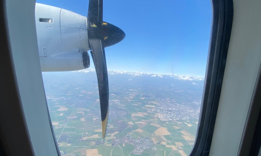 Blick aus dem Flugzeug: Virtuelle Airlines sind ein neues Phänomen.