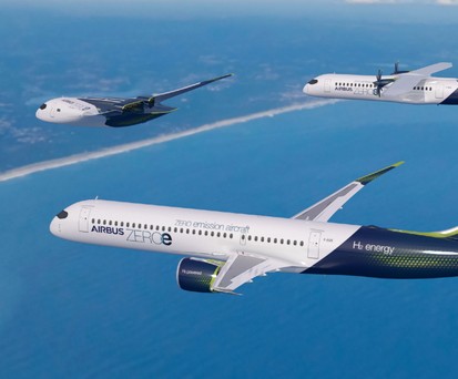 Airbus-Konzeptflieger für CO2-freies Fliegen: Schon 2027 sollen Testflüge starten.