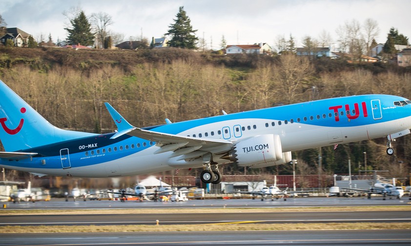 Boeing 737 Max von Tui: Der deutsche Ableger hat noch keine.