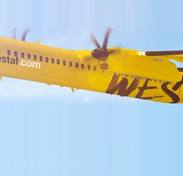 Dash 8 von Fly Westaf: Flotte von fünf Dash 8.