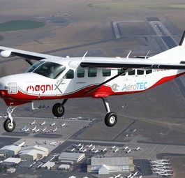Umgerüstete Cessna 208 Caravan: Braucht kein Kerosin.