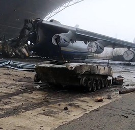 Neue Bilder zeigen Schäden an zerstörter Antonov An-225
