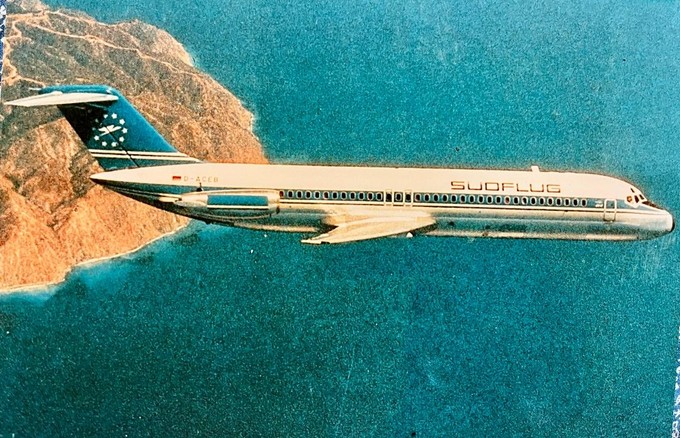 Auch die Stuttgarter Südflug setzte die bewährte Douglas DC-9 in die Mittelmeerregion ein.