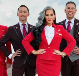 Geschlechtsneutrale Unifornen von Virgin Atlantic: Die Airline steht für Diversität.