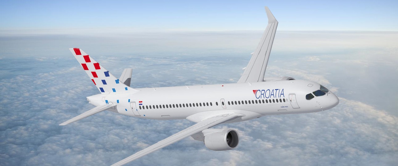 Airbus A220-300 für Croatia Airlines: Wird so aussehen.