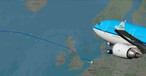 Flugverlauf von KL961: Der A330 landete nach fünf Stunden wieder in Amsterdam.
