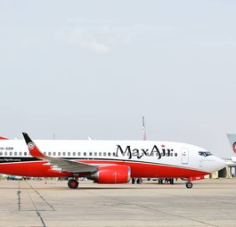 737-400 von Max Air: Die Airline setzt ihren Inlandsverkehr für 90 Tage aus.