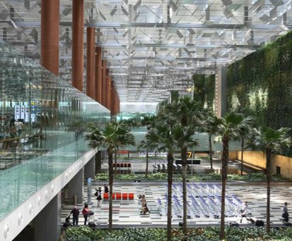 Flughafen Singapur: Blumendüfte sollen schöne Erinnerungen erzeugen.