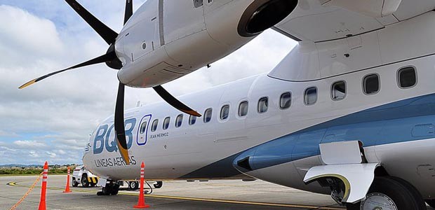 ATR 72 von BQB Lineas Aereas: Nach dem 11. April ist Schluss.