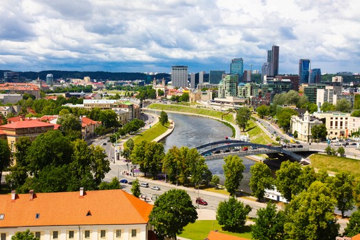 Blick auf Vilnius