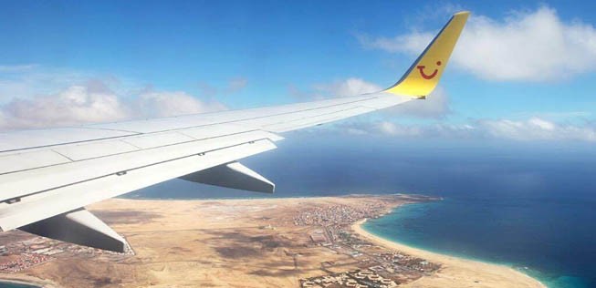 Unterwegs mit Tuifly.