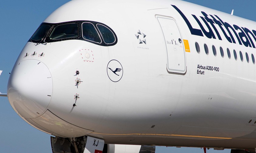 Lufthansa Airbus A350-900 mit dem Taufnamen Erfurt: Der Jet wird ...
