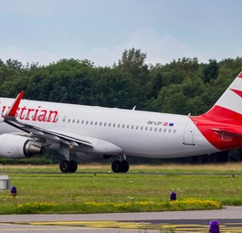 Airbus A320 von Austrian Airlines: Die Fluglinie will die Wizz Air- und Ryanair-Lücke schließen.