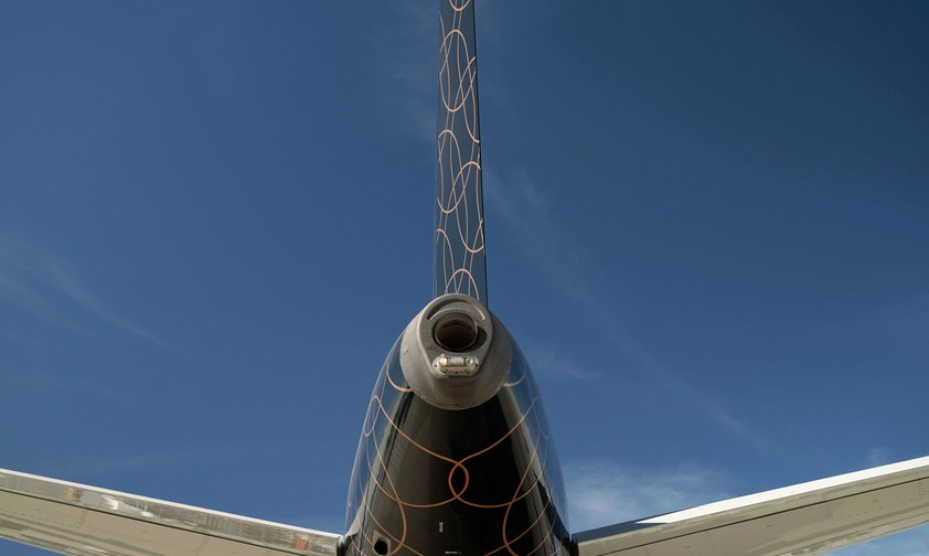 Leitwerk des AIrbus A319 von Beond: Charteraufträge im Januar.