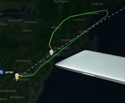 united airlines laptop umkehr boeing 767 01