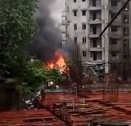 Fünf Tote bei Absturz in Mumbai