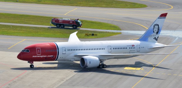 Der erste Dreamliner von Norwegian: Er fliegt ohne Probleme.