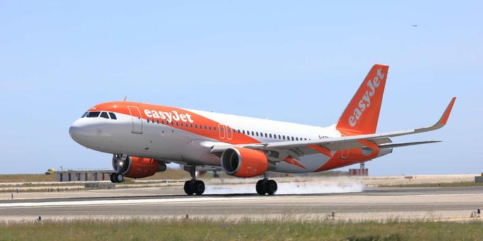 Platz 9: Easyjet, 55.608 Flüge - minus 5,2 Prozent.