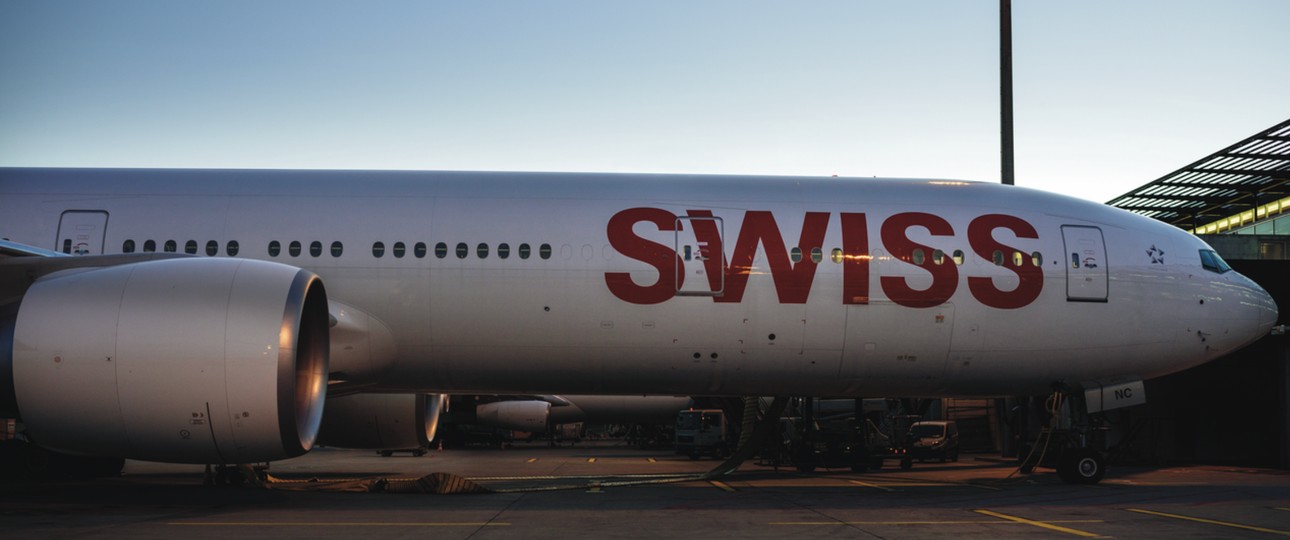 Boeing 777 von Swiss: Flüge mussten gestrichen werden.
