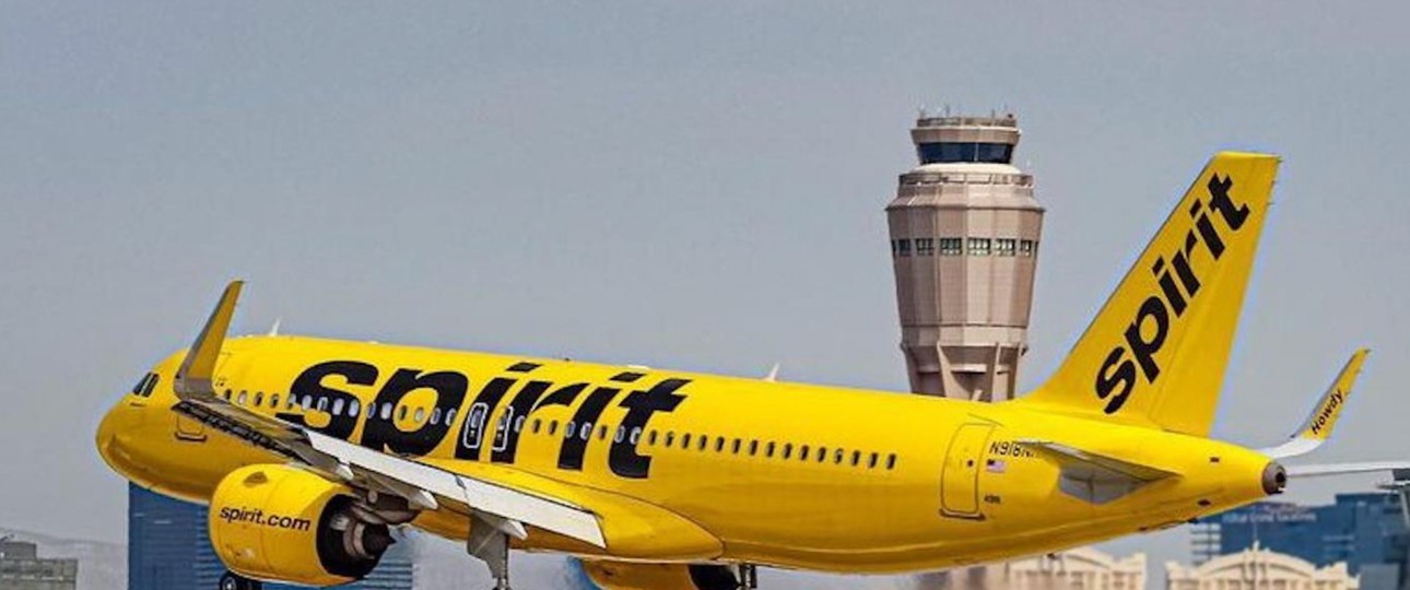 Flugzeug von Spirit Airlines: Wird keine Passagiere mehr fliegen.