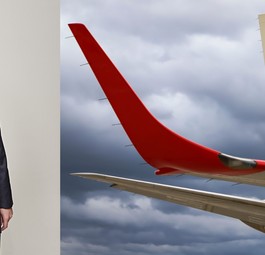 Zeitfracht-Chef Simon-Schröter und German-Airways-Jet: Mann mit neuem Nebenjob.