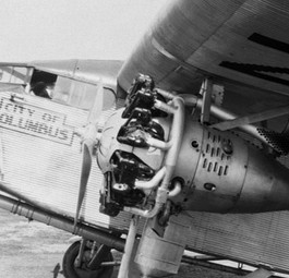 Die Maschine «City of Columbus»: Diese Ford Trimotor wurde unter anderem von Charles Lindbergh geflogen und ist bis heute erhalten gebleiben.