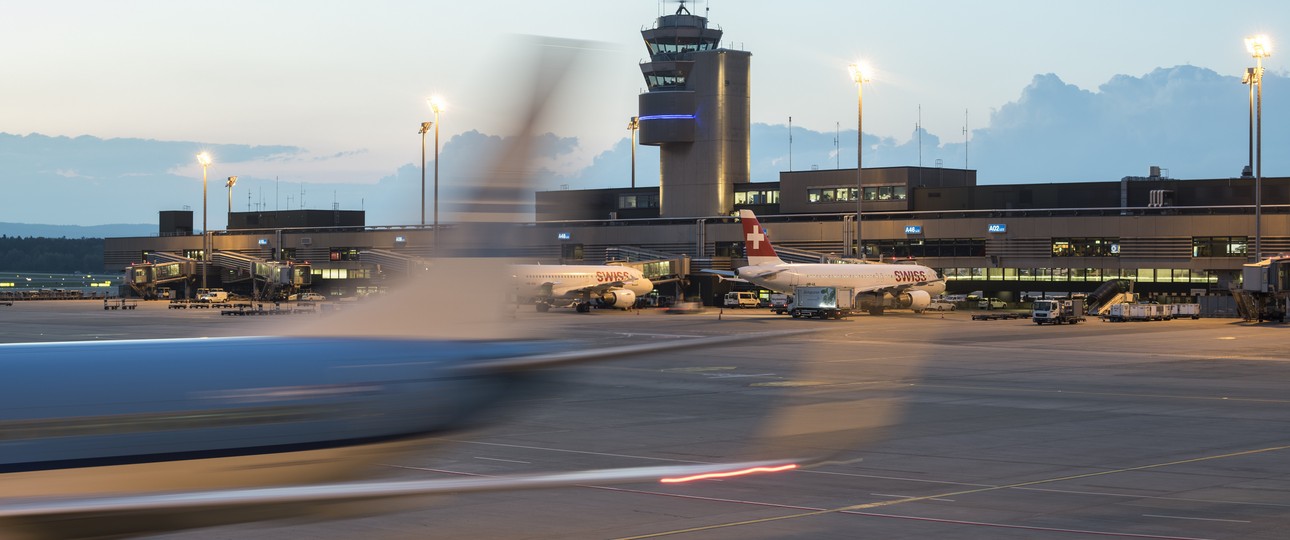 Flughafen Zürich (Symbolbild): Im März wäre es fast zu einem Unfall gekommen.