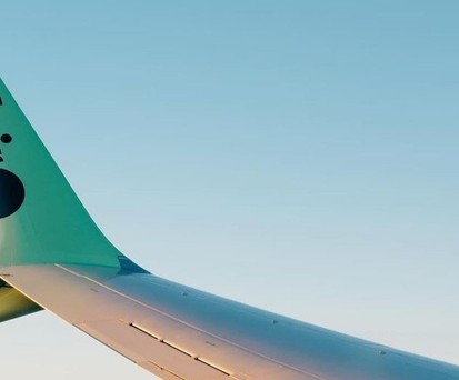 Blick aus einem Flieger von Flair: Der Airline droht eine Sammellage wegen ihrer Gepäckbestimmungen.