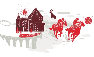 St. Moritz, der traditionsreiche Tourismusort im Engadin vereint luxuriösen Charme mit einer langen Geschichte als Pionier des Wintertourismus. Ein besonderes Highlight ist das spektakuläre Pferderennen auf dem zugefrorenen St. Moritzersee. Dieses Ereignis wird mit galoppierenden Pferden auf dem neuen Flugzeug verewigt.