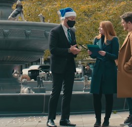 Westjet spielt den Weihnachtsmann
