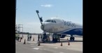 Parkhilfe-Pfosten vs. Airbus A321 Neo: Das Einparken glückte nicht. 
