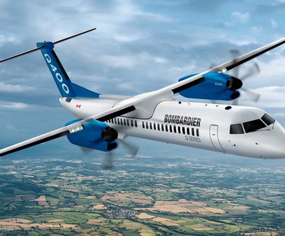 Dash 8 Q400: Künftig wohl nicht mehr von Bombardier.