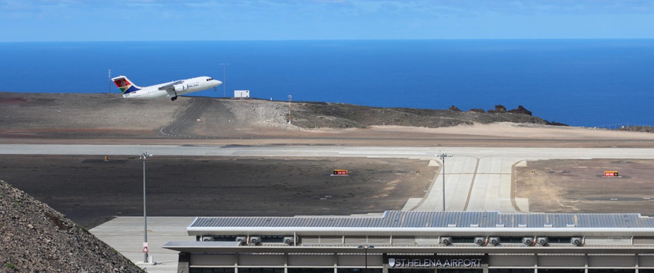 St. Helena Airport: Der Betrieb ist aktuell eingestellt.