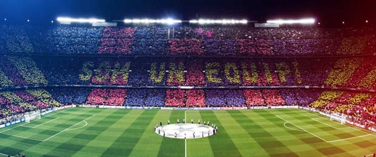 Camp Nou: Eines der traditionsreichsten Fußball-Stadien der Welt.