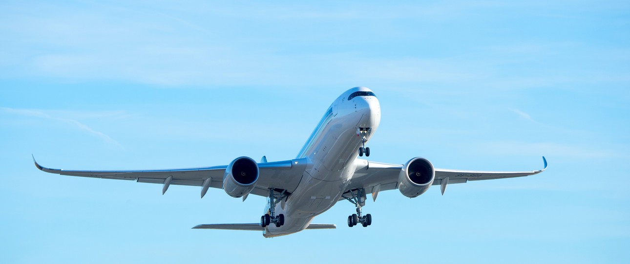 Airbus A350 von Singapur Airlines: Spitzenposition.