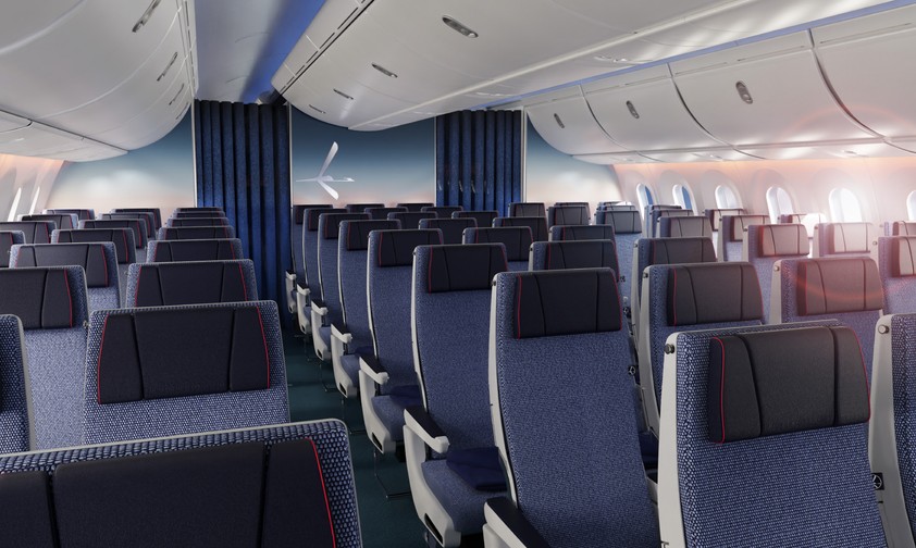 Die neuen Economy-Sitze von Lot: Die Airline verspricht mehr Beinfreiheit.