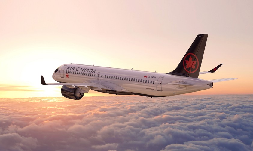Air Canada hat 45 Exemplare des A220-300 bestellt.