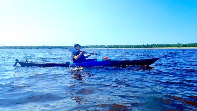 Sportliche Aktivitäten beim  Seakayaking