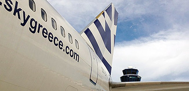 Flieger von Skygreece: Fliegt nicht mehr.