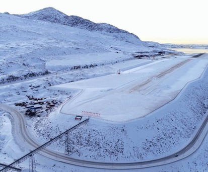 Die neue Piste am Airport Nuuk: Endlich internationale Flüge.