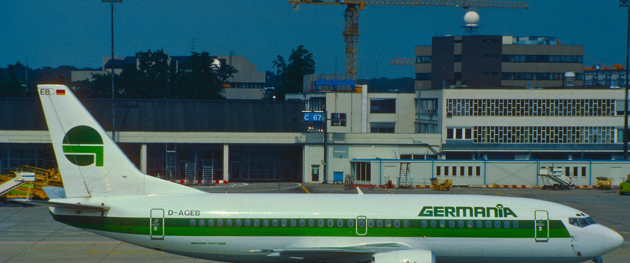 Boeing 737-300 von Germania im Jahr 1988: Die Airline brachte den Markt in Bewegung.