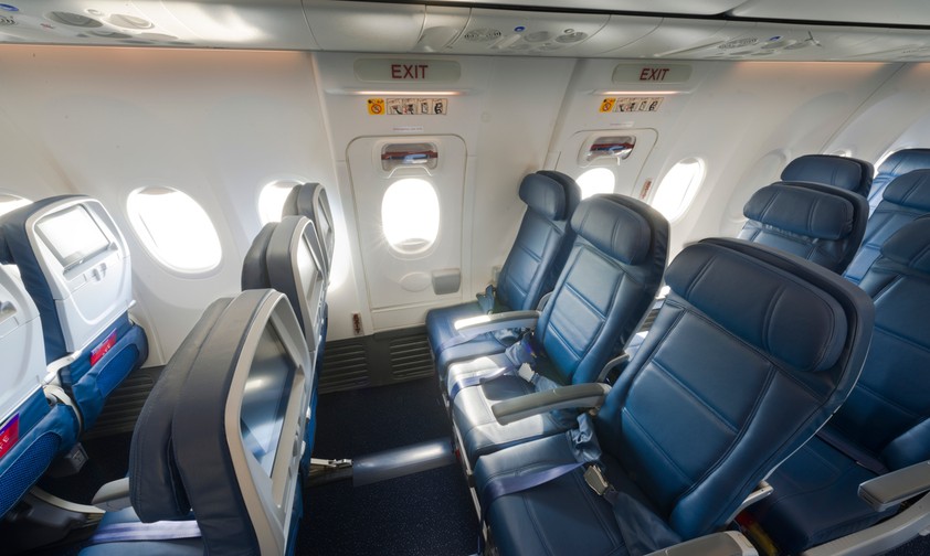 Economy-Sitze von Delta: Ein Abo für früheres Einsteigen.