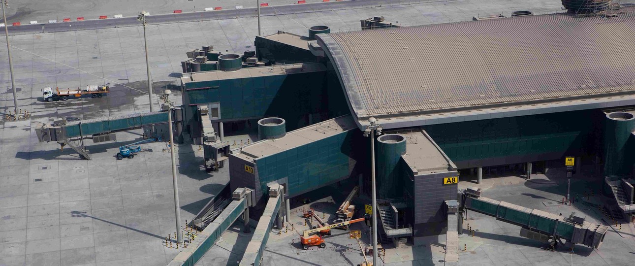 Flughafen Doha: Diplomatischer Zwischenfall.