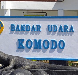 Flughafen Komodo: Nur eingeschränkt nutzbar. 