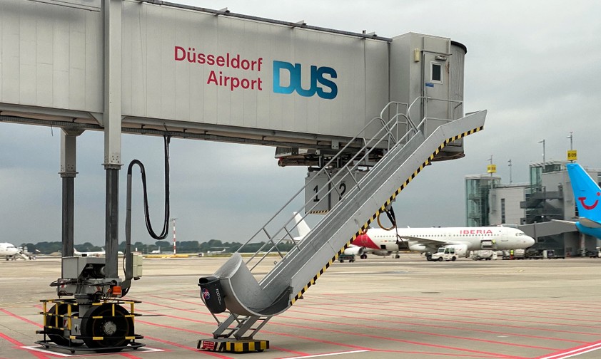 Flughafen Düsseldorf: Ab Freitag drohen Flugausfälle und Verspätungen.