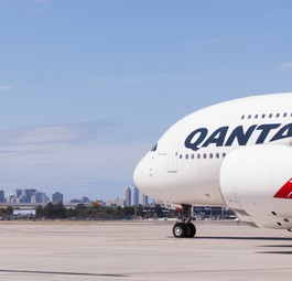 Airbus A380 von Qantas: Ein Werkzeug blieben der Tragfläche.