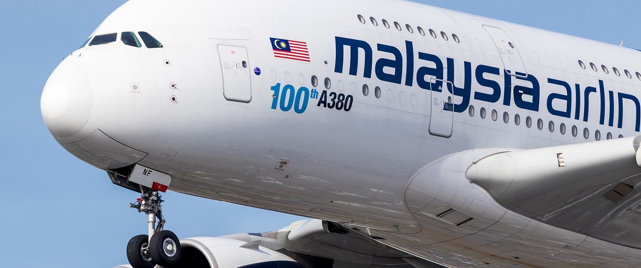 Der Airbus A380 mit der Seriennummer 114, noch in den Farben von Malaysia Airlines. Nun als 2-JAYN unterwegs.