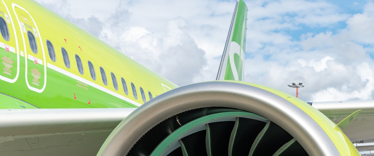 Airbus A321 Neo von S7 Airlines: Die Wartung der Triebwerke ist ein Problem.